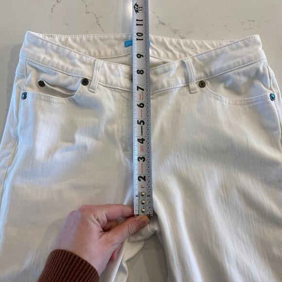 J. McLaughlin White Skinny Jeans Pants size 2 - Picture 8 of 10